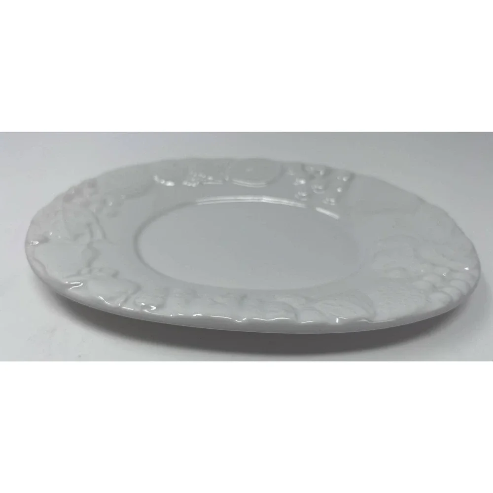 Simply Perfect For‎ The Home Gravy Boat Plate/Dish White 9